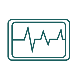 Pictogramme d'un éléctrocardiogramme